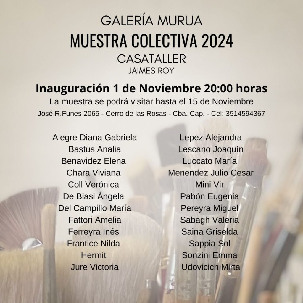 Muestra colectiva Roy 2024